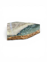 Load image into Gallery viewer, XL Jasper & Amethyst Tray – 24K Gold Border