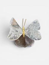 Load image into Gallery viewer, Smoky Quartz & Crystal Quartz Butterfly Sculpture