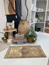 Load image into Gallery viewer, Vintage Turkish Rug — Earth & Saffron Tones
