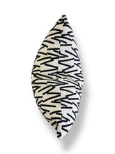 Load image into Gallery viewer, 20x20 Embroidered Linen Pillow – Ivory with Black Stitching