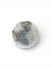 Load image into Gallery viewer, Round Agate Side Table with Gold-Tone Metal Base – One of a Kind
