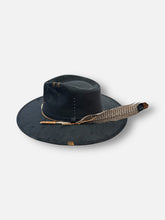 Load image into Gallery viewer, Handcrafted Black Crystal Fedora