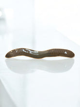 Load image into Gallery viewer, Brazilian Glass Centerpiece – Golden Wave