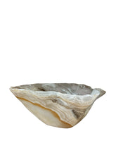 Load image into Gallery viewer, Honey Veined Natural Onyx bowl- one of kind