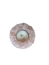 Load image into Gallery viewer, Natural Rose Quartz Crystal Candle – One of a Kind
