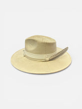 Load image into Gallery viewer, Handcrafted Light Sand Sunmark Fedora
