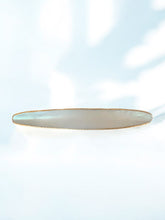 Load image into Gallery viewer, Handblown Iridescent Glass Centerpiece with Gold-Leaf Trim
