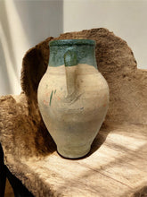 Load image into Gallery viewer, #2 Vintage Turkish Clay Jug with Green Glazed Rim

