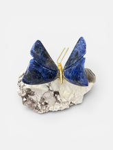 Load image into Gallery viewer, Mica Stone &amp; Sodalite Butterfly Sculpture

