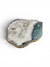 Load image into Gallery viewer, XL Jasper &amp; Amethyst Tray – 24K Gold Border
