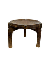 Load image into Gallery viewer, African Vintage Wooden Stool- Hand Carved
