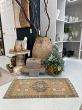 Load image into Gallery viewer, Faded Tribal Turkish Runner – Sunset Rose &amp; Olive
