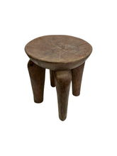Load image into Gallery viewer, African Vintage Stool – Rounded Top with Sculptural Legs
