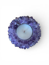 Load image into Gallery viewer, Small Amethyst Candle Holder – Vegan Clean Candle
