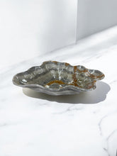Load image into Gallery viewer, Hand-Carved Onyx Bowl — Charcoal, Taupe &amp; Rust Veining
