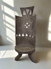 Load image into Gallery viewer, Hand- Carved Vintage African Chair

