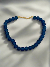 Load image into Gallery viewer, Cobalt Blue African glass bead

