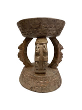 Load image into Gallery viewer, Vintage African Carved Wooden Candle Holder
