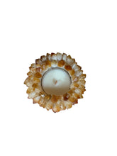 Load image into Gallery viewer, Citrine Crystal Candle – Small | Handcrafted Luxury Candle

