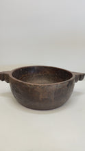 Load and play video in Gallery viewer, Vintage Wooden Bowl
