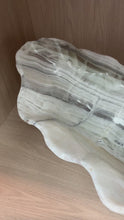 Load and play video in Gallery viewer, Sculptural Natural Onyx Bowl- One of kind
